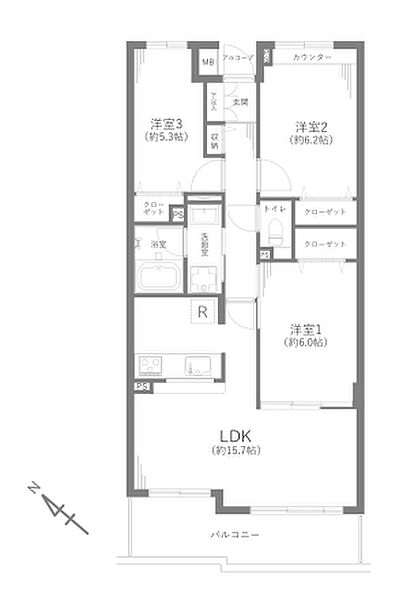 間取りを拡大表示