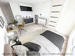 Ｃａｓｅ長町 203 2階ワンルームのリビング/ダイニング