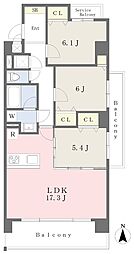 ガーデンコート富沢ラグジェ 3LDKの間取図画像