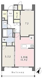 （仮称）宮城野区新田東一丁目 3階2LDKの間取り