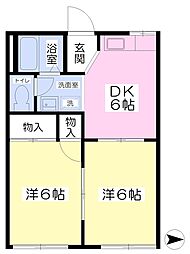 間取図画像 2DK
