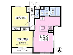 物件の間取り