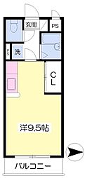 LIBRAS-2 ワンルームの間取図画像