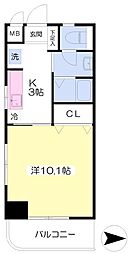 GrandLumiere 1Kの間取図画像