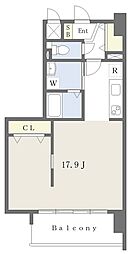 アーバン山越 ワンルームの間取図画像