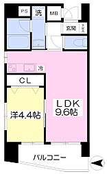 ブール・ド・ネイジュ 1LDKの間取図画像