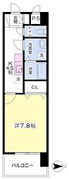 フォルテ本町 1Kの間取図画像