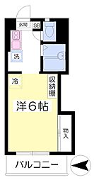 サンベール緑町 ワンルームの間取図画像