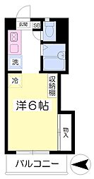 サンベール緑町 ワンルームの間取図画像