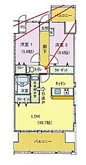 物件の間取り