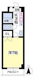 間取図画像 1K