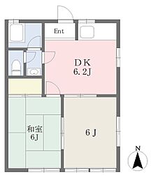 間取図画像 2DK