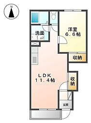 間取図画像 1LDK