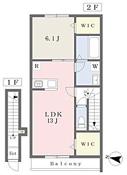 間取図画像 1LDK