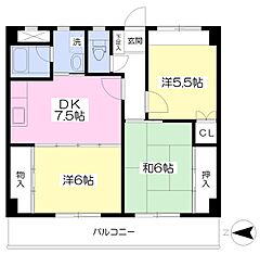 物件の間取り