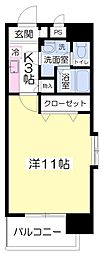 グリーンハイツ柳井町 1Kの間取図画像