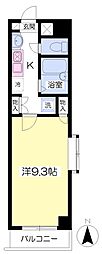 BALUYOT大手町 1Kの間取図画像