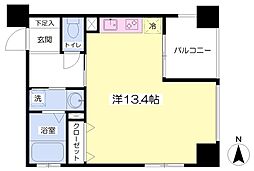 グラン榎町 ワンルームの間取図画像