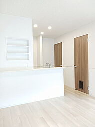 熊本市電A系統 健軍町駅 3.1kmの賃貸アパート 1階2LDKのリビング/ダイニング