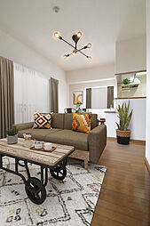 熊本市電A系統 河原町駅 徒歩14分の賃貸マンション 6階1LDKのリビング/ダイニング