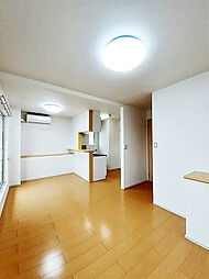 JR鹿児島本線 富合駅 徒歩2分の賃貸アパート 2階1LDKのリビング/ダイニング