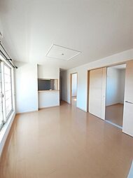 熊本電気鉄道 三ツ石駅 徒歩23分の賃貸アパート 2階2LDKのリビング/ダイニング