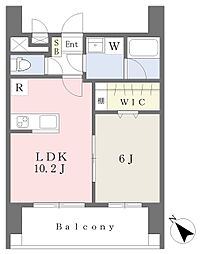 cosmo13 1LDKの間取図画像