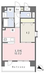 カリーノ益城 1LDKの間取図画像