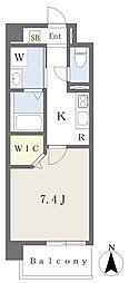 ユーマンション 1Kの間取図画像