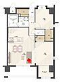 メルディアキューブ桜並木7階13.4万円