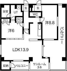 物件の間取り