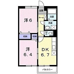 間取図画像 2DK