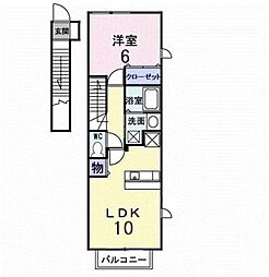 間取図画像 1LDK