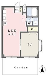 ロイヤルコーポ 1LDKの間取図画像