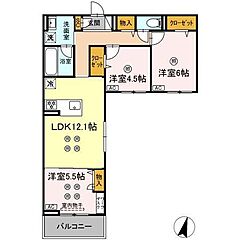 物件の間取り