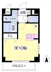 スタンドリバー飯倉2 ワンルームの間取図画像