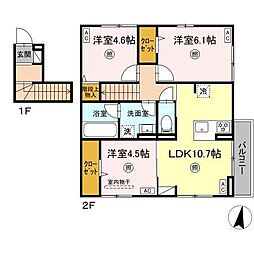グランメゾン飯倉 3LDKの間取図画像