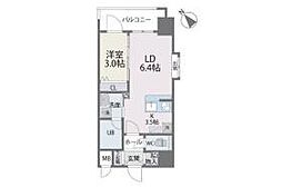 サニークレスト須崎町 1LDKの間取図画像