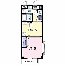 間取図画像 1DK