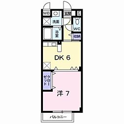 間取図画像 1DK