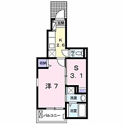 エクスクルーシブ3 1SKの間取図画像