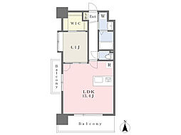 アルティザ小倉 1LDKの間取図画像