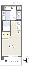GRANDMERCI ワンルームの間取図画像