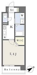 Prosit 1Kの間取図画像