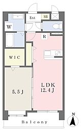 グレース近見 1LDKの間取図画像