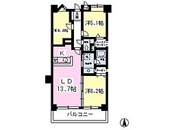 プレシャス24 3LDKの間取図画像