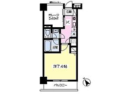 ライダーズマンション練馬 1Kの間取図画像