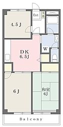みなもとマンション 3DKの間取図画像