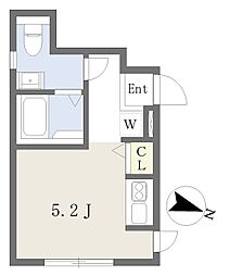 ウーヴァス大泉学園 ワンルームの間取図画像