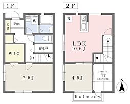 ベルルーチェ 2SLDKの間取図画像